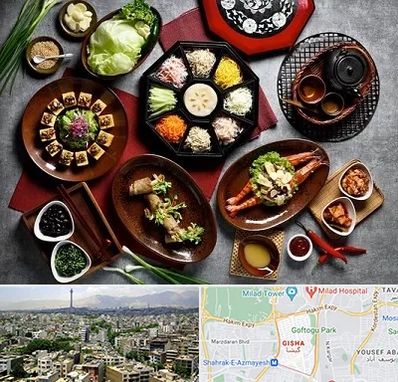رستوران کره ای در گیشا