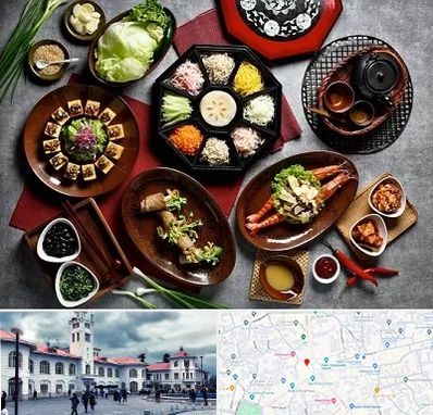 رستوران کره ای در میدان شهرداری رشت