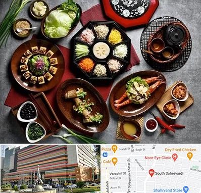 رستوران کره ای در سهروردی