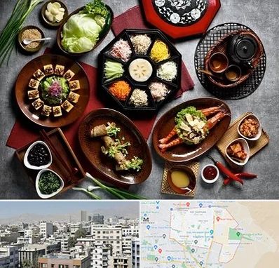 رستوران کره ای در منطقه 14 تهران
