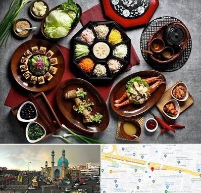 رستوران کره ای در رسالت