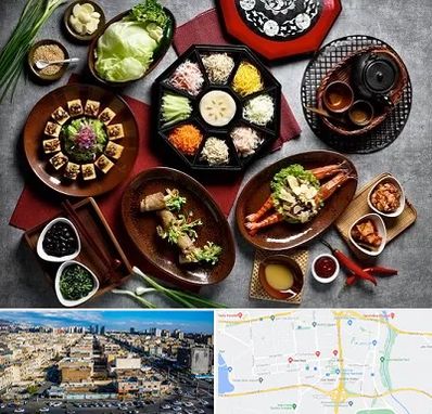 رستوران کره ای در شهرک راه آهن