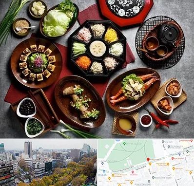 رستوران کره ای در بلوار کشاورز