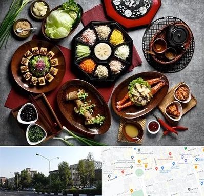 رستوران کره ای در میدان کاج
