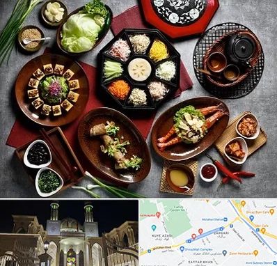 رستوران کره ای در زرگری شیراز