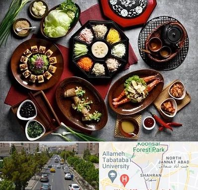رستوران کره ای در شهران 