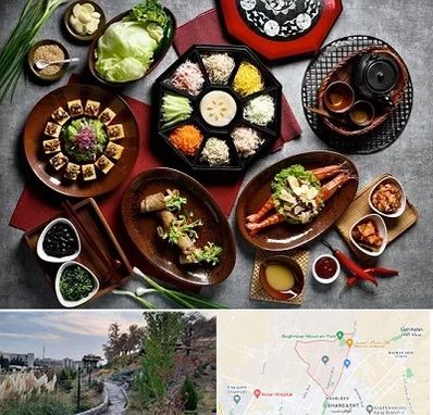 رستوران کره ای در باغستان کرج