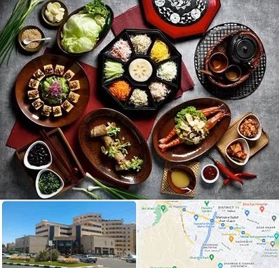 رستوران کره ای در صیاد شیرازی مشهد