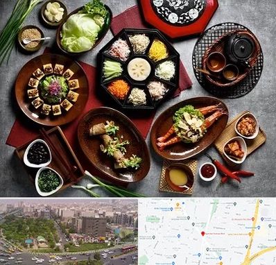 رستوران کره ای در آیت الله کاشانی
