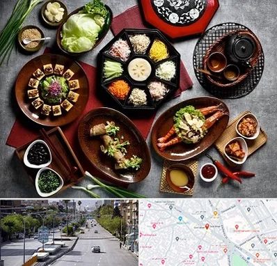 رستوران کره ای در خیابان زند شیراز
