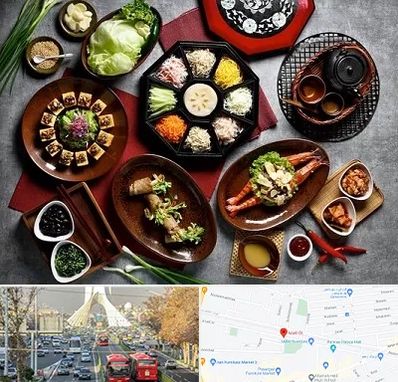 رستوران کره ای در خیابان آزادی