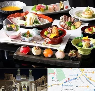رستوران ژاپنی در زرگری شیراز