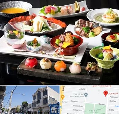رستوران ژاپنی در افسریه
