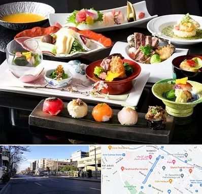 رستوران ژاپنی در خیابان ملاصدرا شیراز