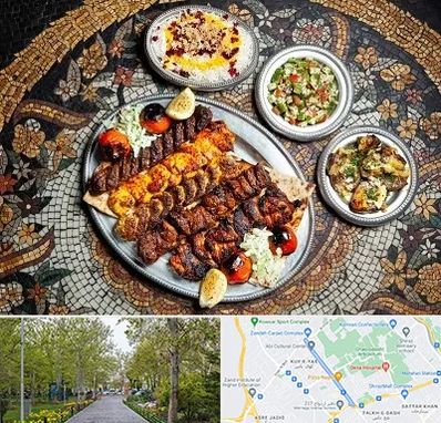 رستوران سنتی در قدوسی غربی شیراز