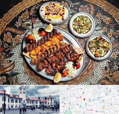 رستوران سنتی در میدان شهرداری رشت