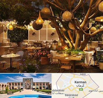رستوران رو باز در کرمان