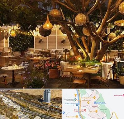 رستوران رو باز در خیابان نیایش شیراز