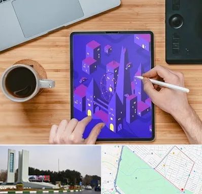 آموزشگاه نقاشی دیجیتال در بلوار فلسیطین مشهد