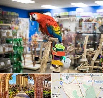 فروشگاه لوازم پرندگان در شهر ری