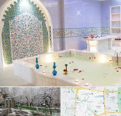 حمام ایرانی و سنتی در باغ فیض