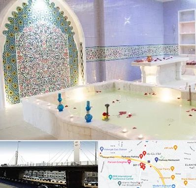 حمام ایرانی و سنتی در پارک وی