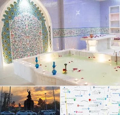 حمام ایرانی و سنتی در میدان حر