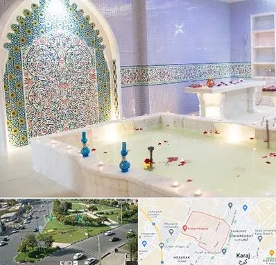 حمام ایرانی و سنتی در شاهین ویلا کرج
