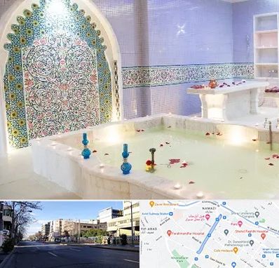 حمام ایرانی و سنتی در خیابان ملاصدرا شیراز