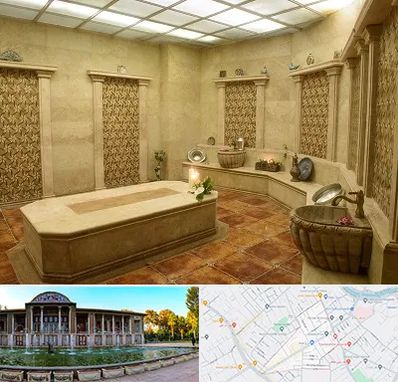 حمام ترکی در عفیف آباد شیراز