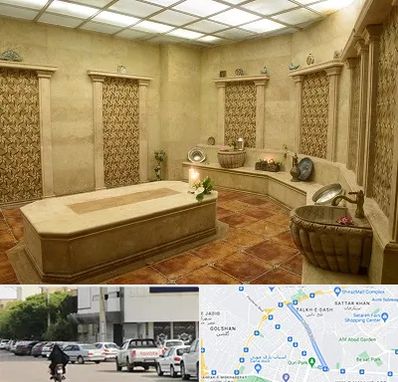 حمام ترکی در قدوسی شرقی شیراز