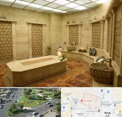 حمام ترکی در شاهین ویلا کرج