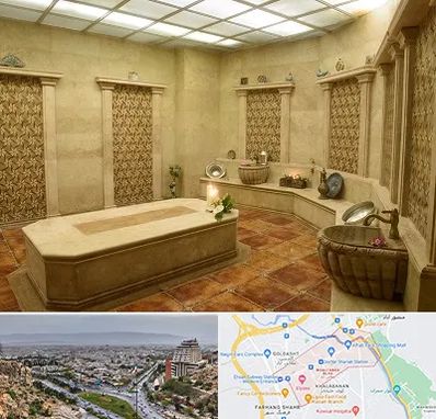 حمام ترکی در معالی آباد شیراز