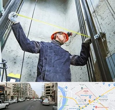 نصاب آسانسور در زیتون کارمندی اهواز