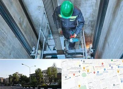 تعمیر آسانسور در میدان کاج