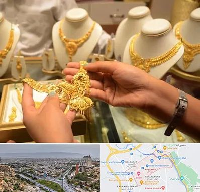 طلا فروشی در معالی آباد شیراز