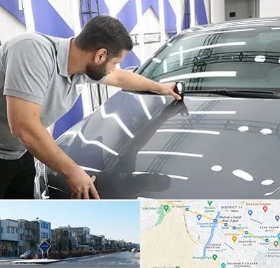 کارشناس رنگ خودرو در شریعتی مشهد