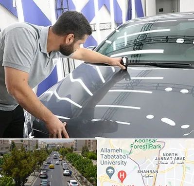 کارشناس رنگ خودرو در شهران 