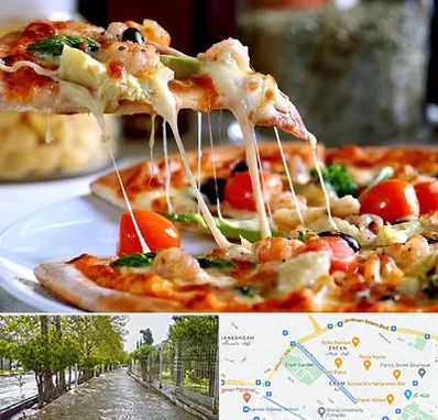 پیتزا در خیابان ارم شیراز