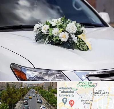 گل آرایی ماشین عروسی در شهران