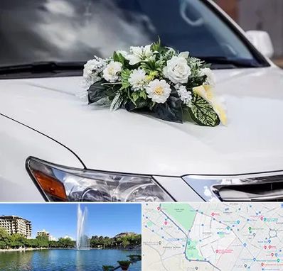 گل آرایی ماشین عروسی در کوهسنگی مشهد