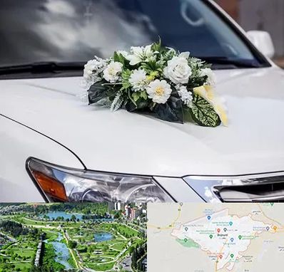 گل آرایی ماشین عروسی در بجنورد