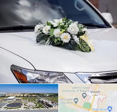 گل آرایی ماشین عروسی در ملارد