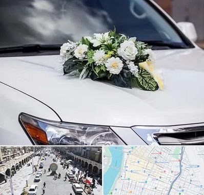 گل آرایی ماشین عروسی در نادری اهواز