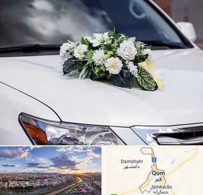گل آرایی ماشین عروسی در قم