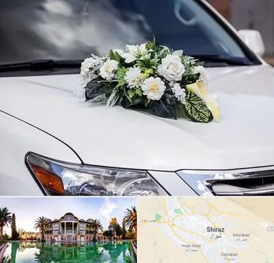 گل آرایی ماشین عروسی در شیراز