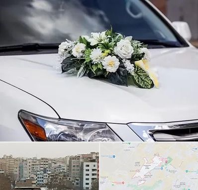 گل آرایی ماشین عروسی در محمد شهر کرج