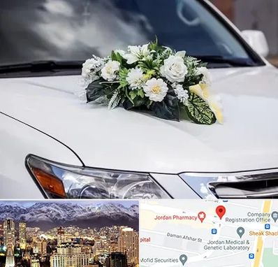 گل آرایی ماشین عروسی در جردن