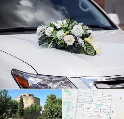 گل آرایی ماشین عروسی در مرداویج اصفهان