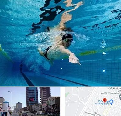 باشگاه شنا در چهارراه طالقانی کرج